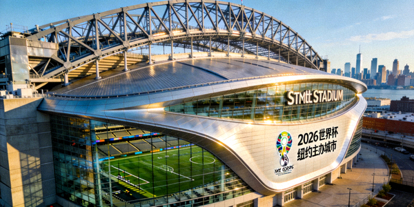 2026世界杯主办城市纽约大都会体育场外观
